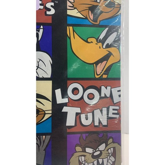 VTG HALLMARK Looney Tunes Gift Wrapping Paper NOS Sylvester Taz speddy gonzales - Picture 6 of 7